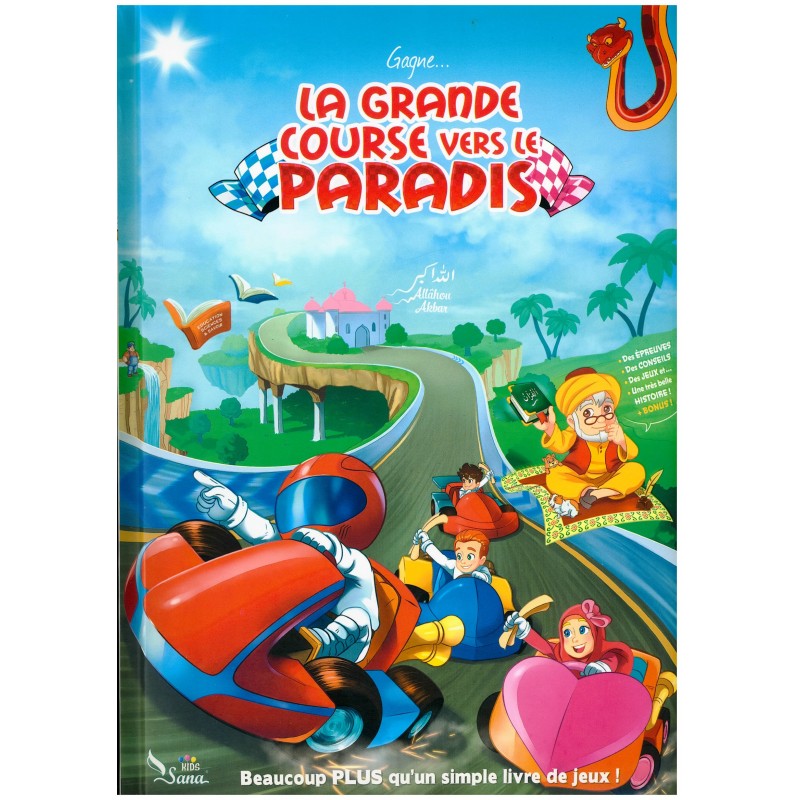 La grande course vers le Paradis - bande dessinée et jeu éducatif - Sana Kids