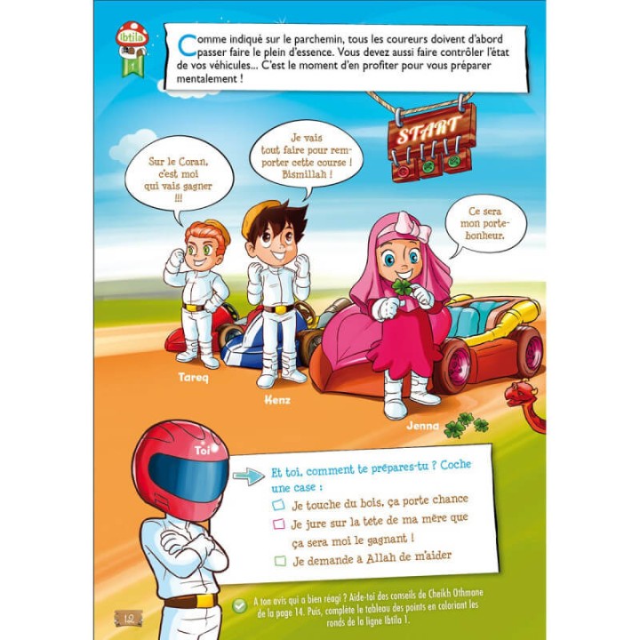 La grande course vers le Paradis - bande dessinée et jeu éducatif - Sana Kids – Image 4