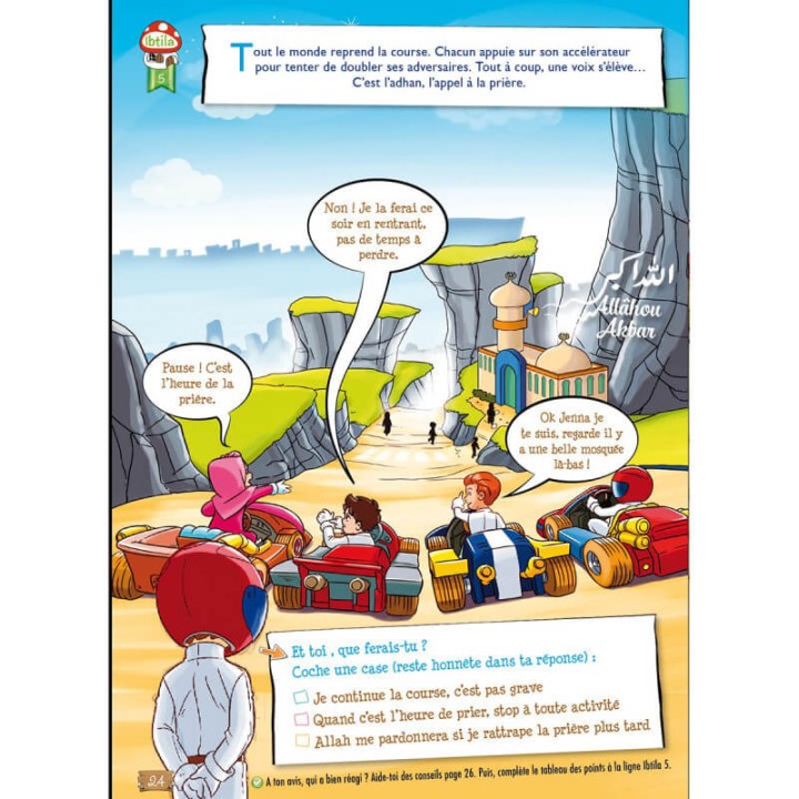 La grande course vers le Paradis - bande dessinée et jeu éducatif - Sana Kids – Image 2