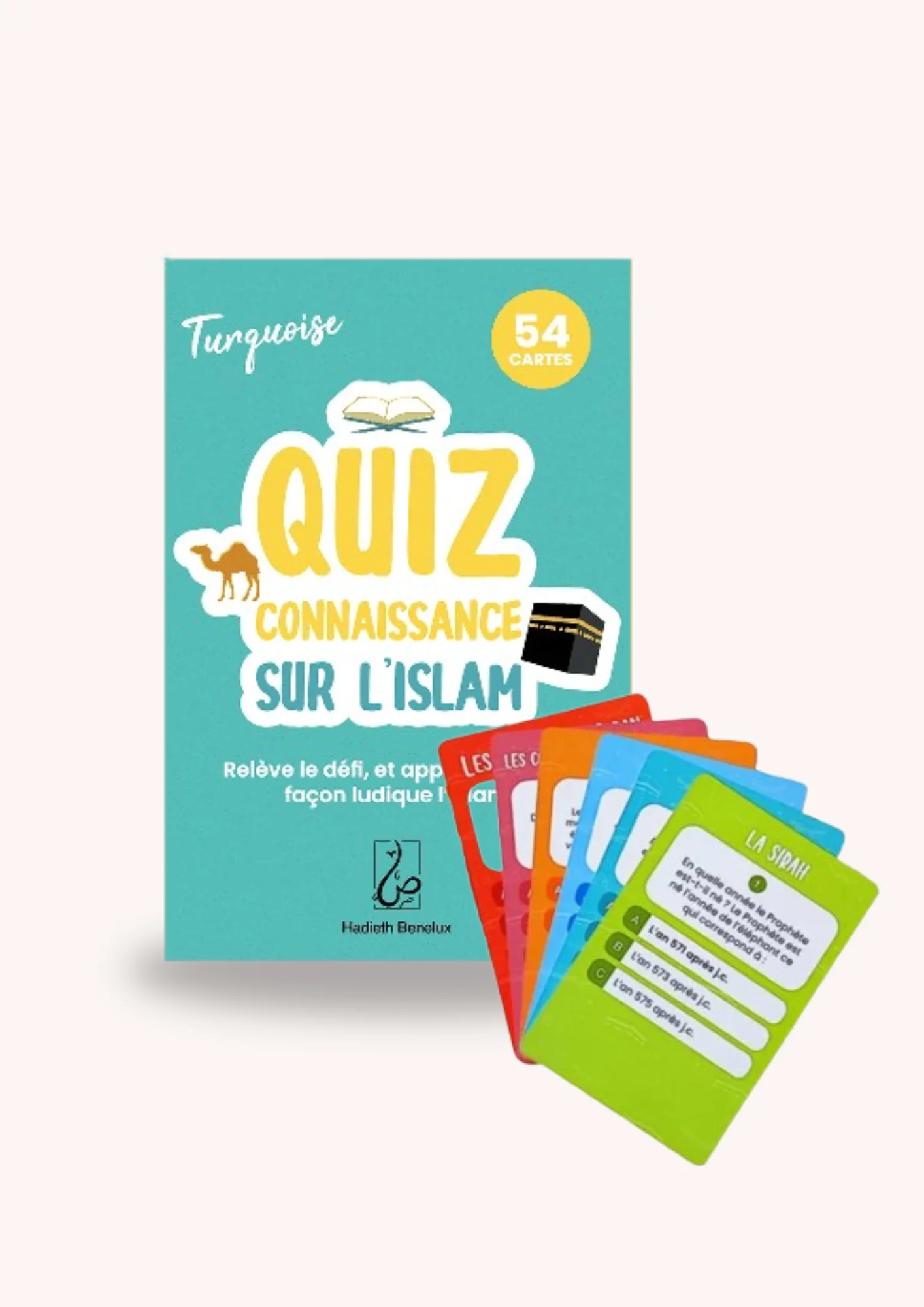 Quiz Connaissance sur l'Islam - 54 Cartes - Hadieth Benelux